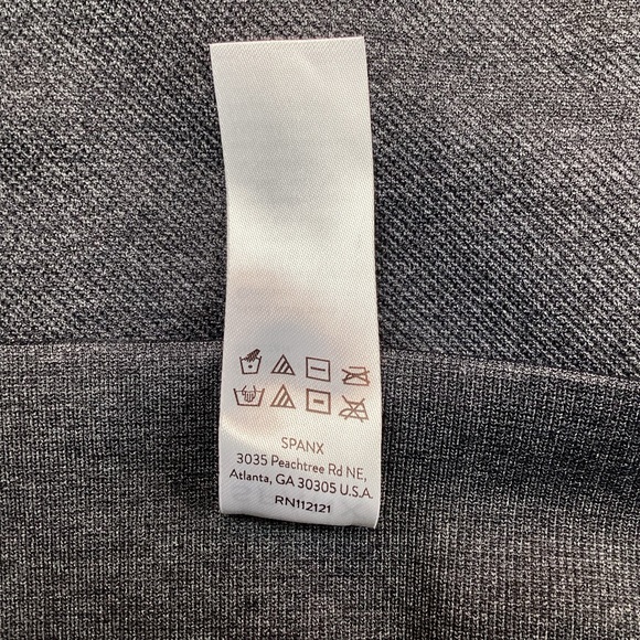 Spanx Seamless Leggings Dark Gray - Like New - Picture 11 of 12